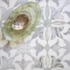 Gardenia Leather, Honed, Multigrain Marble Mosaic 3