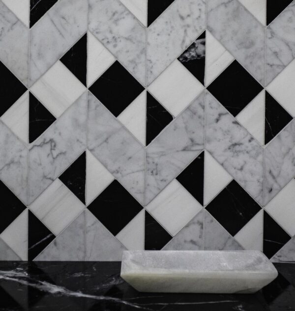 Nicos Honed, Honed Marble Mosaic 4