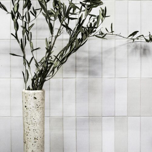 Tantalize White Wedding 2.5x8 Porcelain Tile 0