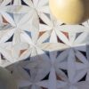 Guiliana Honed, Multi Color Accents Marble Mosaic 1