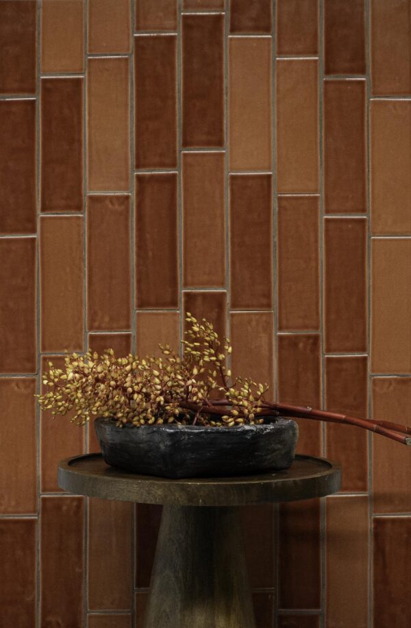 Tantalize Hot To Trot Pink 2.5x8 Ceramic Tile 2