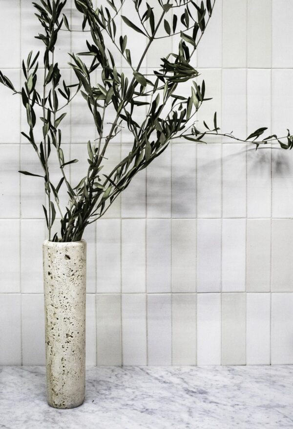 Tantalize White Wedding 2.5x8 Ceramic Tile 1
